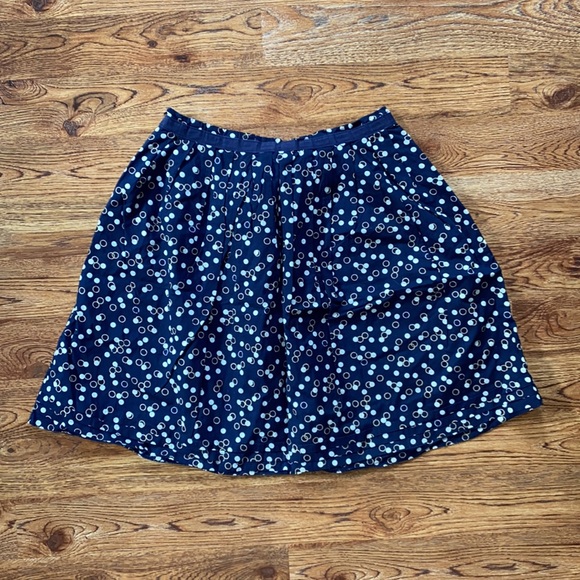 GAP Blue Circle Print Mini Skirt - Picture 2 of 3